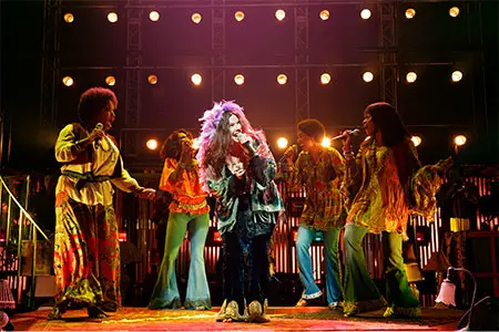 Mary Bridget Davies, Taprena Michelle Augustine, De'Adre Aziza, Allison Blackwell, Nikki Kimbrough in A Night With Janis Joplin