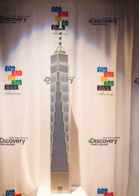 Nathan Sawaya's One World Trade Center at Art of the Brick