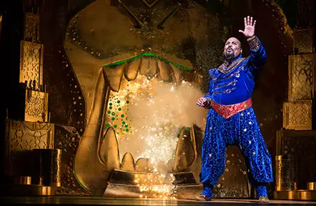 James Monroe Iglehart in Aladdin on Broadway