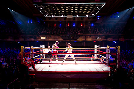 Rocky on Broadway fight scene
