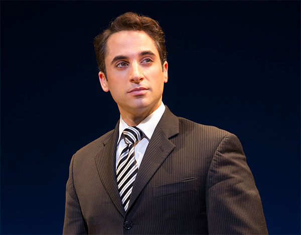 Joseph Leo Bwarie as Frankie Valli in Broadway's Jersey Boys
