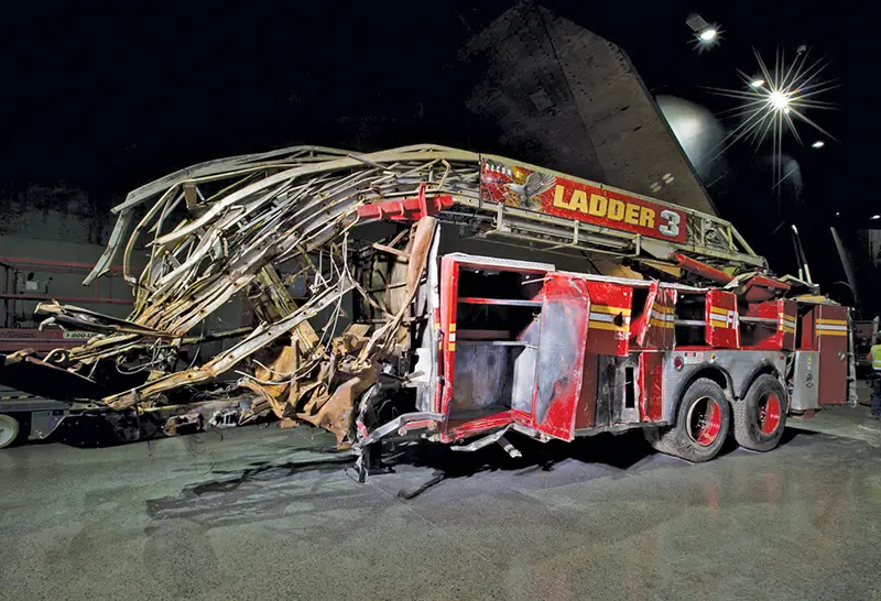 ladder 3 fire truck 9/11 museum